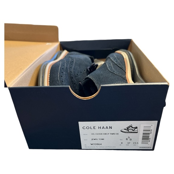 NIB Cole Haan OG Cloud Energy Twin Oxford women’s Navy Blue size 6.5 - Picture 5 of 5
